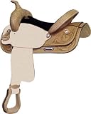 Abetta Floral/Basket Roughout Saddle