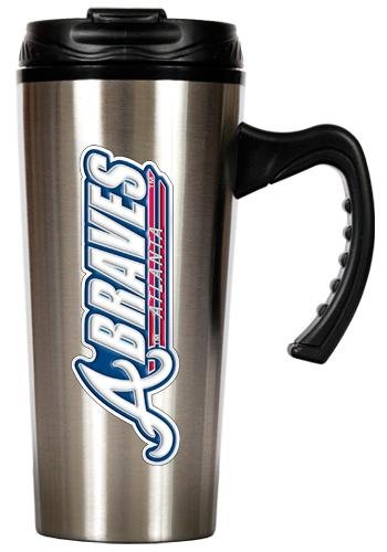 MLB Atlanta Braves 16-Ounce Stainless Steel Travel Mug