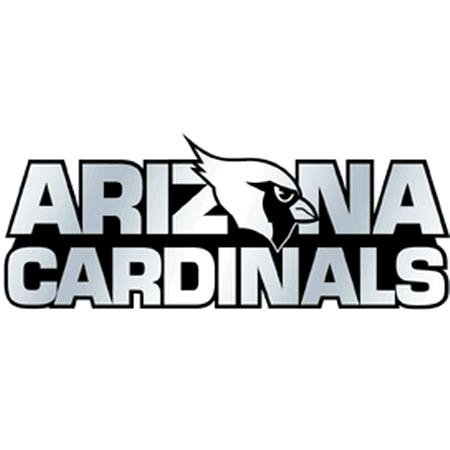 Arizona Cardinals Silver Car Emblem