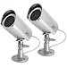 SVAT ISC203 Outdoor Imitation Dummy Security Camera Fake Surveillance Kit with Weatherproof Housing (2 Pack)