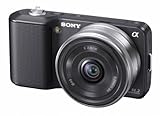 Sony NEX-3AB Systemkamera (14 Megapixel, Live View, HD Videoaufnahme) Kit schwarz inkl. 16mm Objektiv