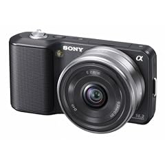 Sony NEX-3AB Systemkamera (14 Megapixel, Live View, HD Videoaufnahme) Kit schwarz inkl. 16mm Objektiv