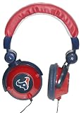 iHip NFL Officially Licensed DJ Style Headphones - Houston Texans