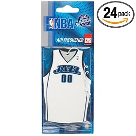 ProScent Paper, NBA Utah Jazz, Jersey Shaped Automotive Air Freshener (Pack of 24)