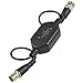 Gino BNC Male to Female Coaxial Video Ground Loop Isolator - Black
