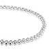Sterling Silver Heart Shaped Diamond Tennis Bracelet -0.50 cttw - 7 inch