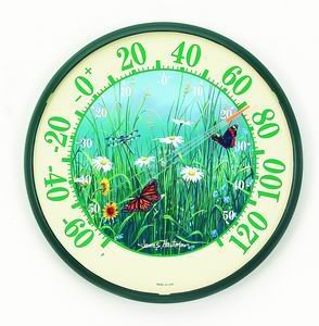 New Accurite Designer Edition Indoor & Outdoor Thermometer Easy Reading From A Distance