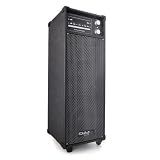 Produkt-Bild: Ibiza PA Mobiles Audio/Video Beschallungs Komplettsystem (100 Watt, 2x Mic-In, DVD/CD-Player, USB, MP3)