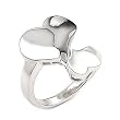 Ferroni Double Heart Ring