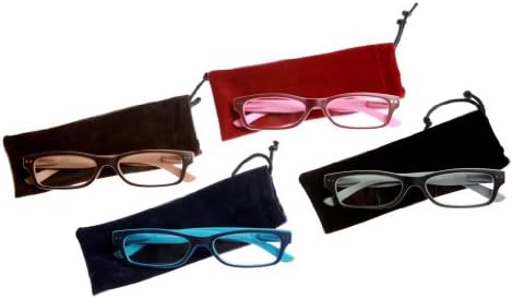 4 Pack of Two Tone Reading Glasses +1.50