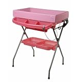 Dream On Me 2 In 1 Baby Bather and Changing Station Combo, Pink Image