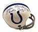 Autographed John Mackey Baltimore Colts Mini Helmet Inscribed Balto Colts