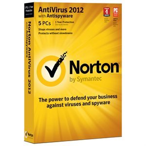 Symantec Norton Antivirus 2012 with Antispyware 5 User