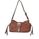 3 Compartment Purse Western Tooled Leather American West
