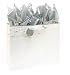 CR Gibson Royal Doulton Large Embellished Gift Bag in Precious Platinum,   (Pack of 6)