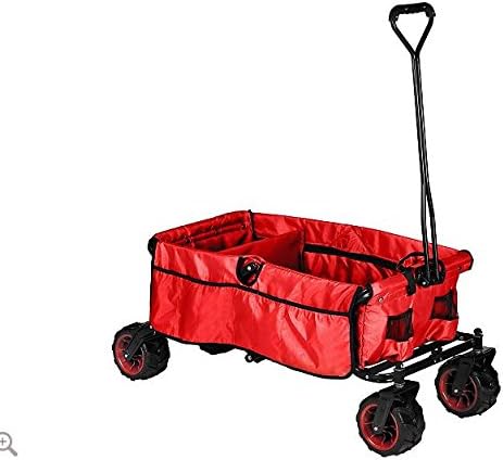 Big Wheel All Terrain Outdoor Beach &amp; Garden Folding Utility Wagon