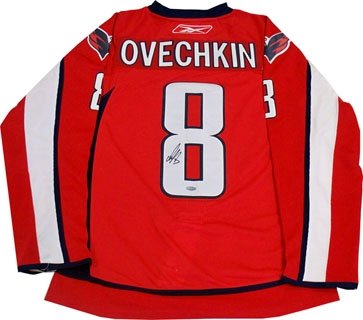 Alexander Ovechkin Autographed/Hand Signed Washington Capitals Authentic Jersey