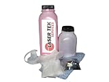 One 113R00720 Xerox Phaser 6180 Magenta Toner Refill Kit, also for 6180MFP 6180N 113R00724 Printers and Cartridges. Includes Chip!