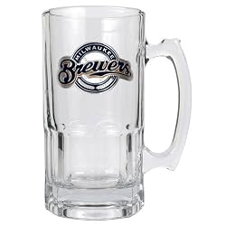 Milwaukee Brewers MLB 1 Liter Macho Mug - Primary Logo by Great American Products