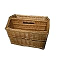 Light Wicker Magazine Rack