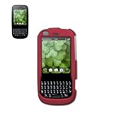 New Fashionable Perfect Fit Hard Protector Skin Cover Cell Phone Case with Clip for Palm Pixi Plus Verizon - Red