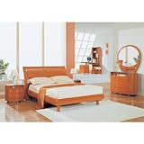 Emily 4 Piece Kids Bedroom Set (1-Dresser, 1-Mirror, 1-Night stand, 1-Full  ....