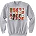 20 Rooster Breeds Dark Sweatshirt