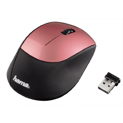 Hama M2150 Optische Funkmaus schwarz/altrosa Preisvergleich