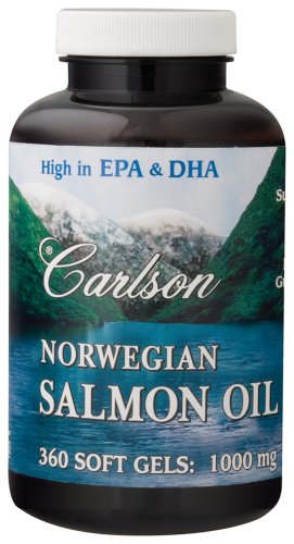 Carlson Laboratories - Norwegian Salmon Oil, 1000 mg, 360 softgels