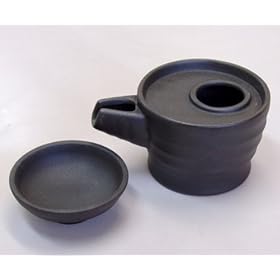 【クリックで詳細表示】電子レンジ 燗付け器 黒備前 b336-25-26： ホーム＆キッチン