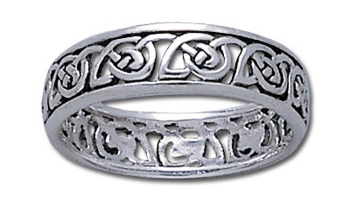 irish celtic lovers knot wedding rings