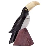 Toucan Bird Shelf Desk Sitter Stone Sculpture Gift Ideas