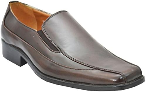 Salvanni Men's 6500 Loafers, Brown, 8.5 M US