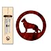 German Shepherd Dog Wind Chimes X-SMALL Silver