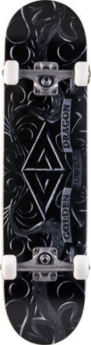 Childrens Toyshop  Toys : Powell Golden Dragon "Iron Dragon" complete skateboard BLACK Maple