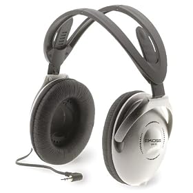 Koss - Casque ferm� et pliable - C�ble de 2,40 m, jack 3,5 mm - Gris