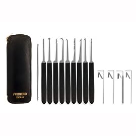 Fourteen Piece Lock Pick Set