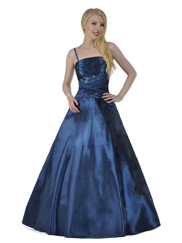Envie – 1001 TANJA Abendkleid 2-teilig in Blau Gr.36-44