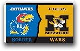 Kansas Jayhawks / Missouri Tigers Rivalry 3' x 5' Flag