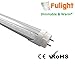 Fulight Dimmable & Warm T8 LED Tube Light - 3FT 36-Inch 14W (25W Equivalent), Warm White 3000-3500K, F25T8, F30T8, F30T12/WW, Double-End Powered, Clear Cover - 110-120VAC
