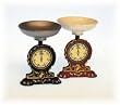 Vintage Black Food Scale by Heidi Ott Dollhouse Miniature