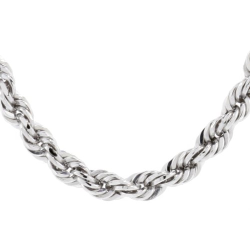 Karat Platinum 3.2mm Rope Chain Necklace, 30