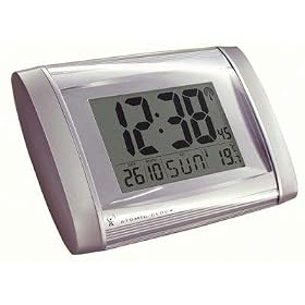 Atomic Wall Clock Silver by Hideki