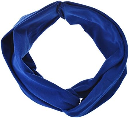 Staryy Baby Girl Turban Headband Head Wrap kont Hair Band (dark blue)
