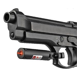 Universal Pistol Mount Red Laser Sight 3 Lithium Batteries Included