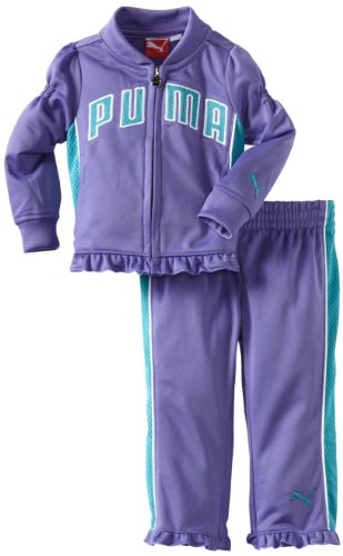 Puma - Kids Baby-Girls Infant Tricot Jacket And Pant Set