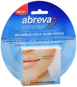 ABREVA CONCEAL COLD SORE PATCH 6EA