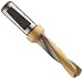 Sandvik Coromant Delta Carbide Drill Bit, TiN Finish, Whistle Notch Shank, Helical Flute, Coolant Through, 140 Degree Split Point, 15.75mm Size