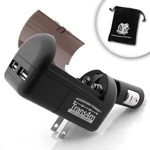 USB Power Source - TRANS4M for Nintendo DS Lite ***Includes Accessory Bag**AC DC AA 9V by Accessory Power