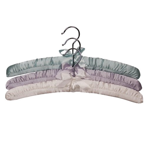 Satin Padded Hanger Set of 6- Pastel Tone